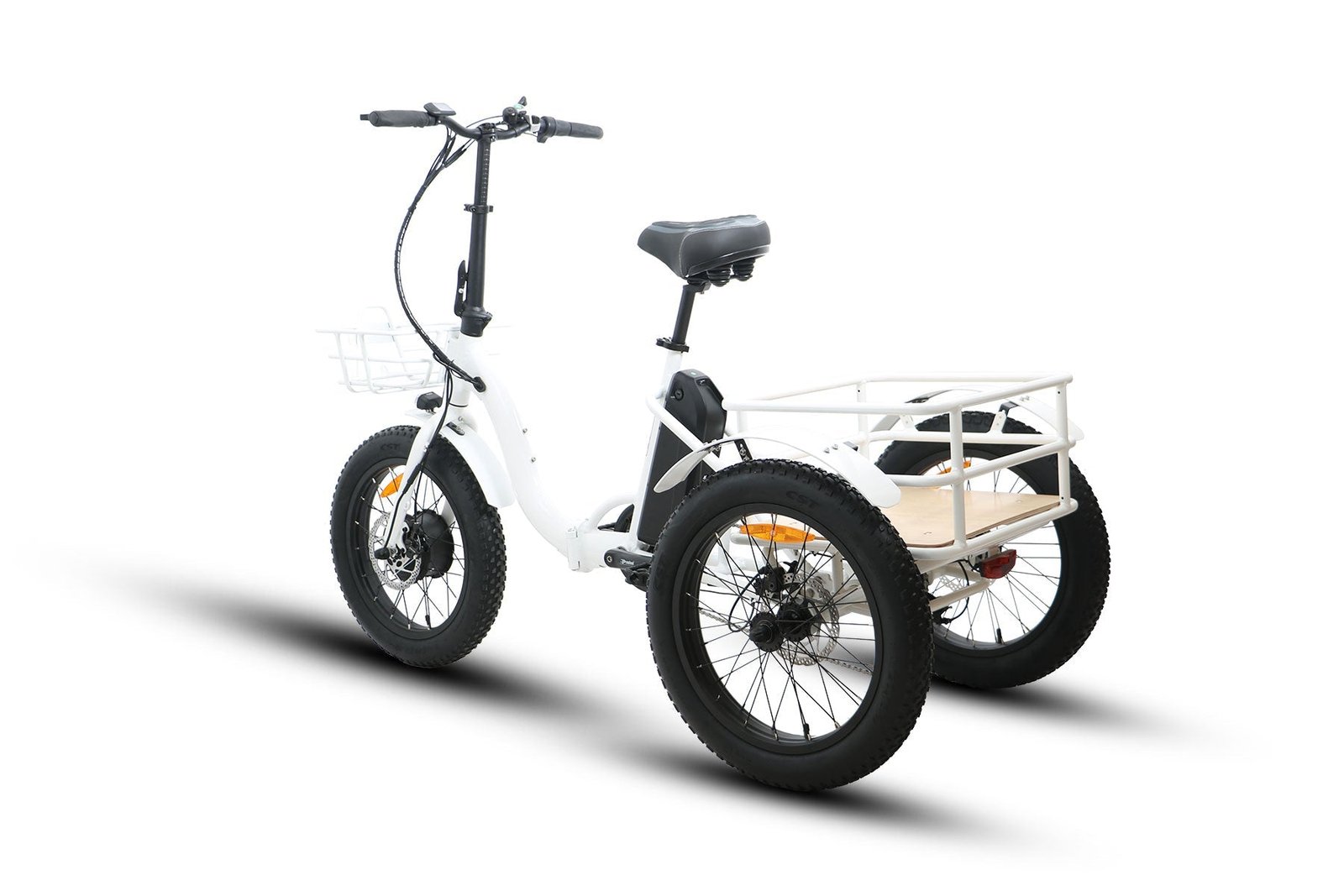 EUNORAU NEW-TRIKE 48V/12.5Ah 500W Step-Thru Folding Electric Trike - Image 4
