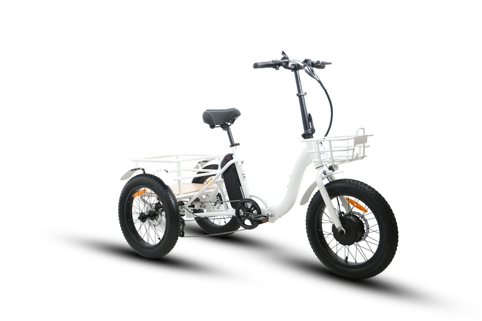 EUNORAU NEW-TRIKE 48V/12.5Ah 500W Step-Thru Folding Electric Trike - Image 2