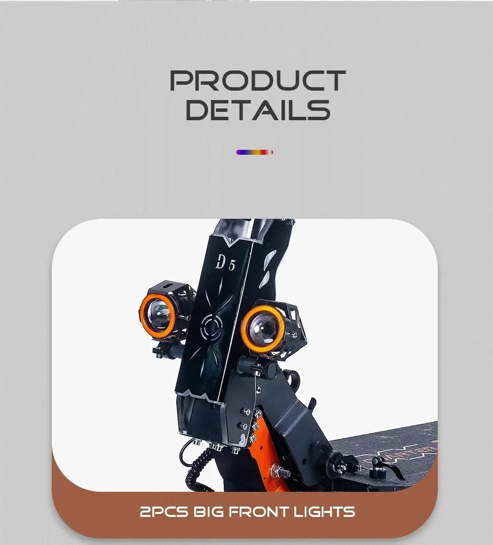 Obarter D5 Electric Scooter - 5000W, 70km/h Max Speed, Removable Battery - Image 18