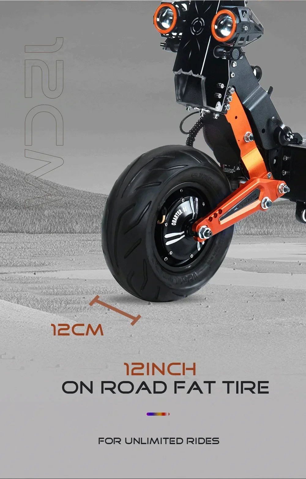 Obarter D5 Electric Scooter - 5000W, 70km/h Max Speed, Removable Battery - Image 11