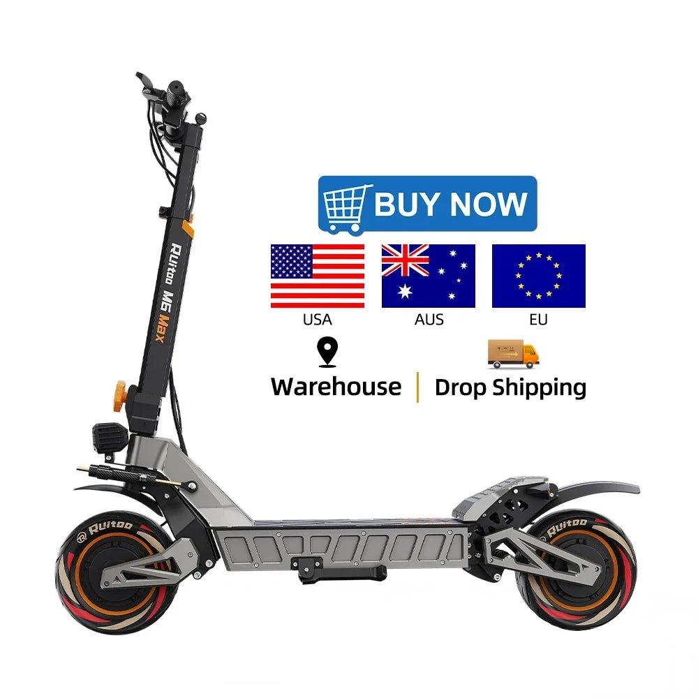 M6Max Dual Motor 5600W Electric Scooter - Fast & Foldable 11 Inch - Image 5