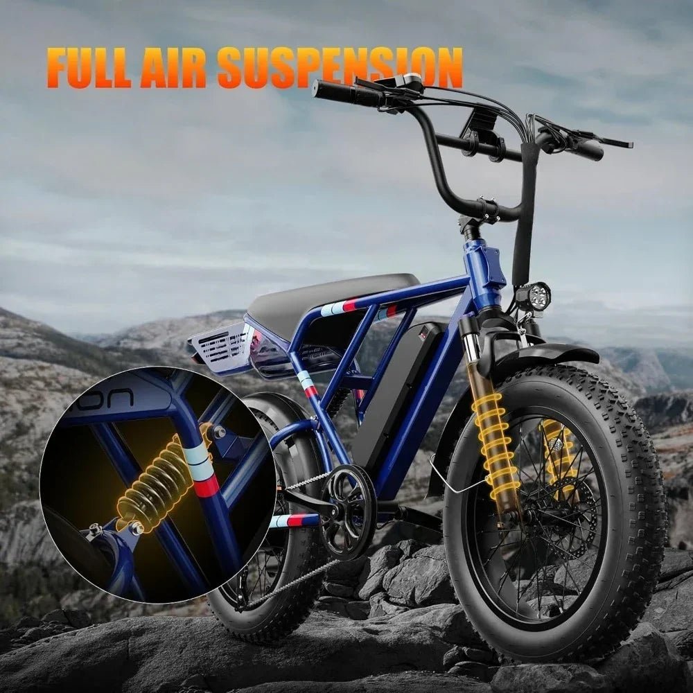 eBike Boys 1200W Peak Electric Bike - 30MPH, Fat Tires, IPX6 Waterproof - Image 4