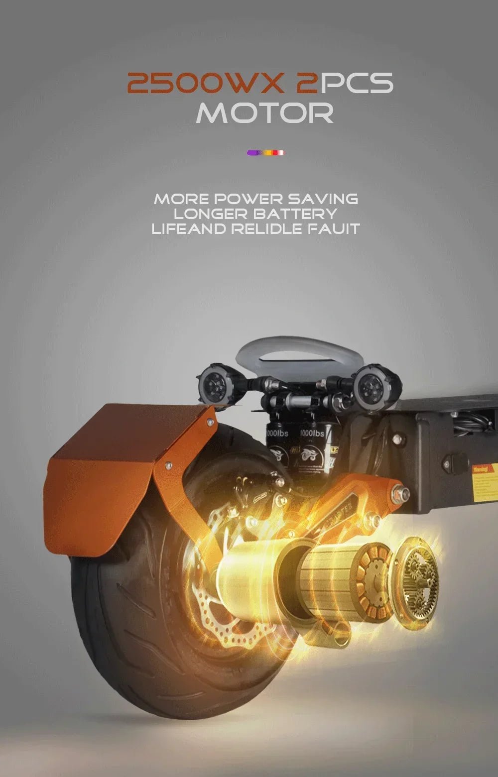 Obarter D5 Electric Scooter - 5000W, 70km/h Max Speed, Removable Battery - Image 12