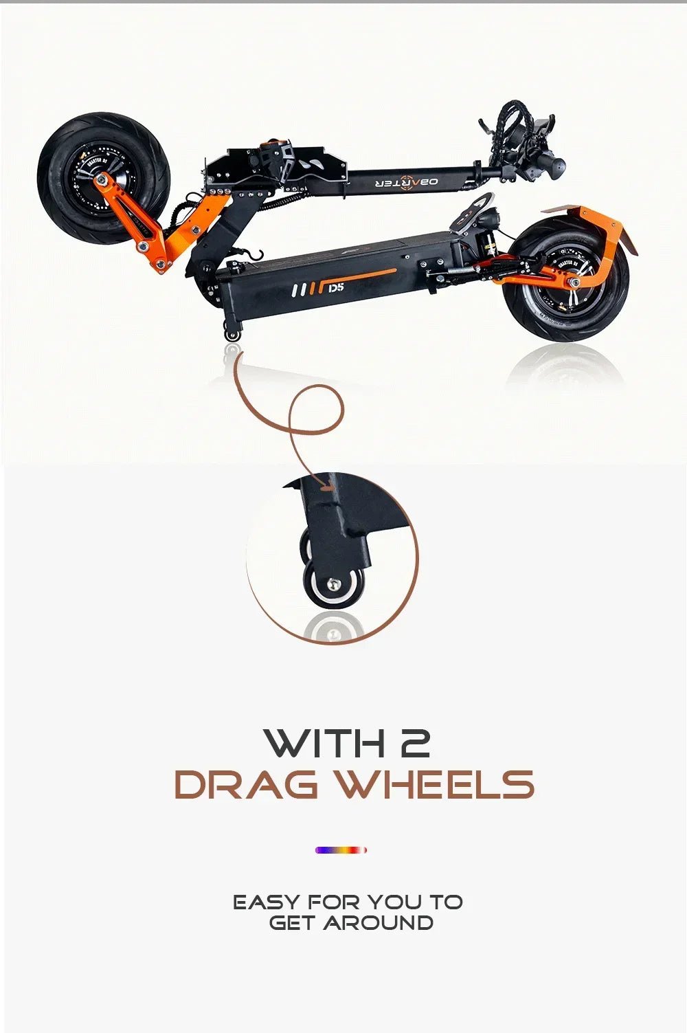 Obarter D5 Electric Scooter - 5000W, 70km/h Max Speed, Removable Battery - Image 16