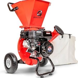 GreatCircleUSA Commercial Heavy Duty 15HP Gas Powered Wood Chipper Shredder 420cc
