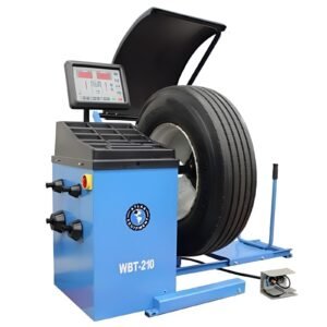 Atlas WBT-210 Heavy Duty Truck Wheel Balancer with Pneumatic Wheel Lift – 220V
