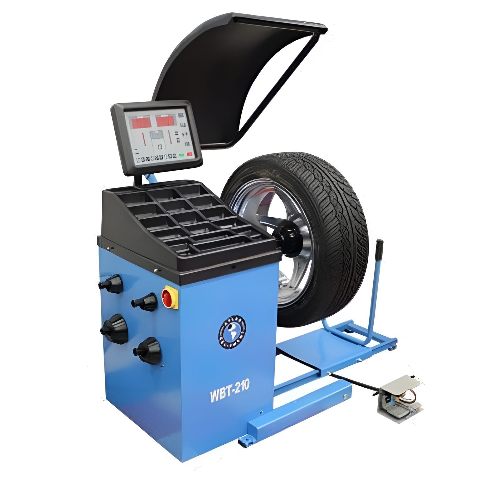 Atlas WBT-210 Heavy Duty Truck Wheel Balancer with Pneumatic Wheel Lift – 220V - Image 2