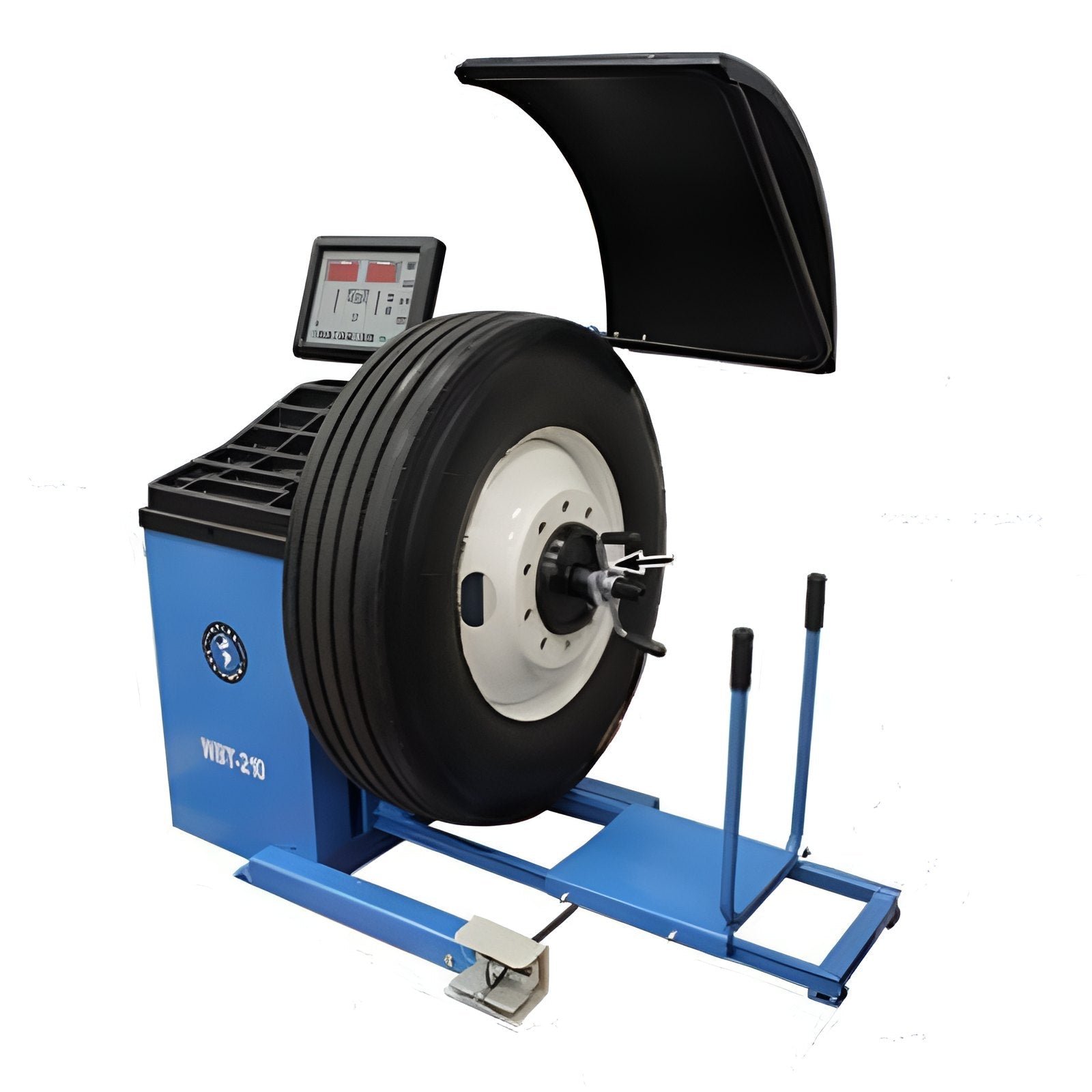 Atlas WBT-210 Heavy Duty Truck Wheel Balancer with Pneumatic Wheel Lift – 220V - Image 3