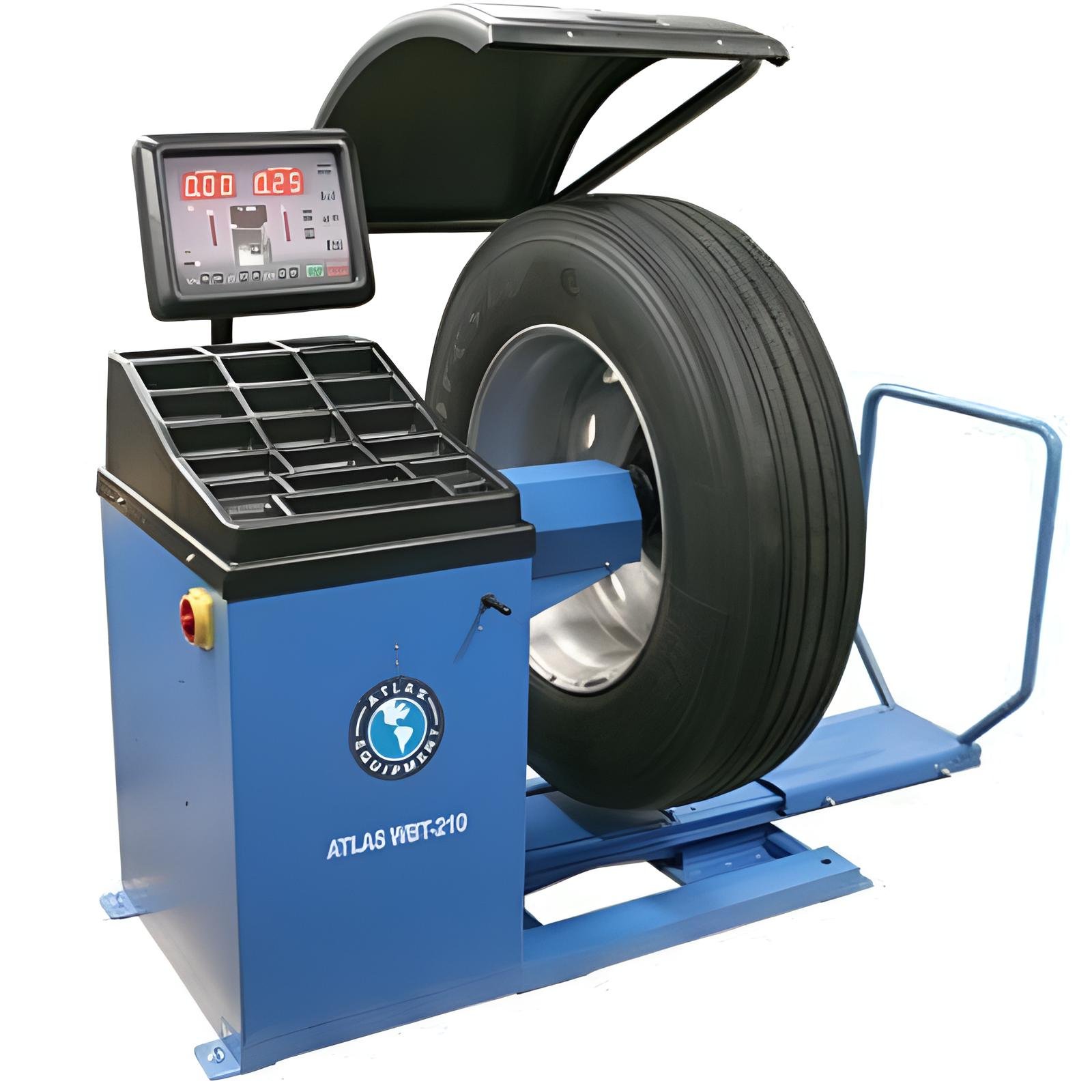 Atlas WBT-210 Heavy Duty Truck Wheel Balancer with Pneumatic Wheel Lift – 220V - Image 5