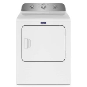 Maytag - 7.0 Cu. Ft. Electric Dryer with Wrinkle Prevent - White