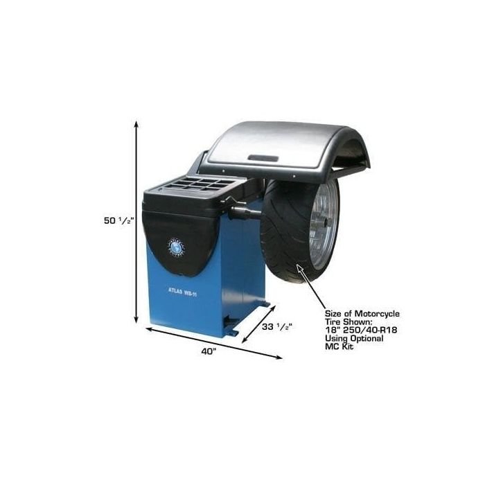 Atlas WB11 Self-Calibrating Computer Wheel Balancer - Image 4