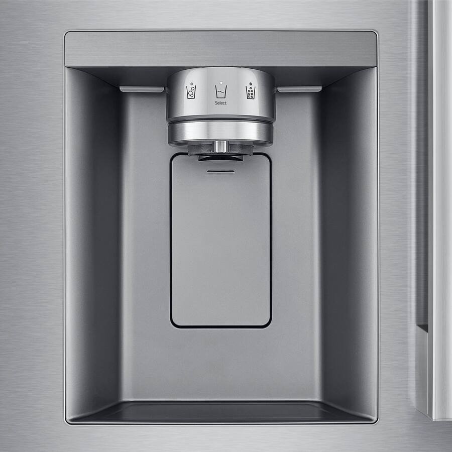 LG - 33-in Wide Standard-Depth MAX 24.5 Cu. Ft. Smart French Door Refrigerator with Dual Ice - Stainless Steel