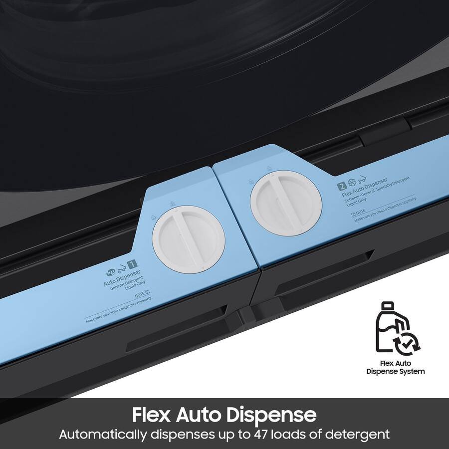 Samsung - 5.3 cu. ft. Bespoke AI Vented Smart All-In-One Washer/Electric Dryer Combo with AI Home - Dark steel