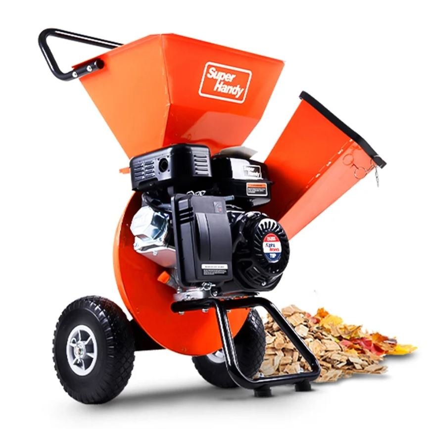 SuperHandy Wood Chipper Shredder Mulcher Heavy Duty 7HP 212cc Gas Engine - Image 2