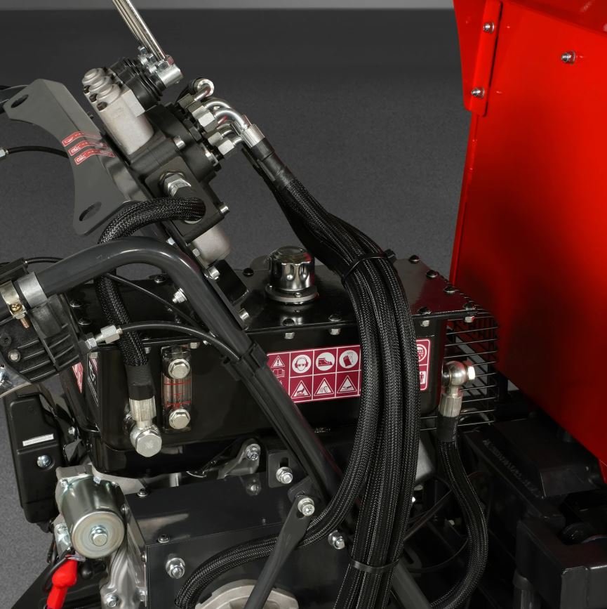 1100lbs Capacity E-Start 10HP 302cc Gas Engine Tracked Dumper Hydraulic Tipping and Lifting with Front Shovel - Image 9