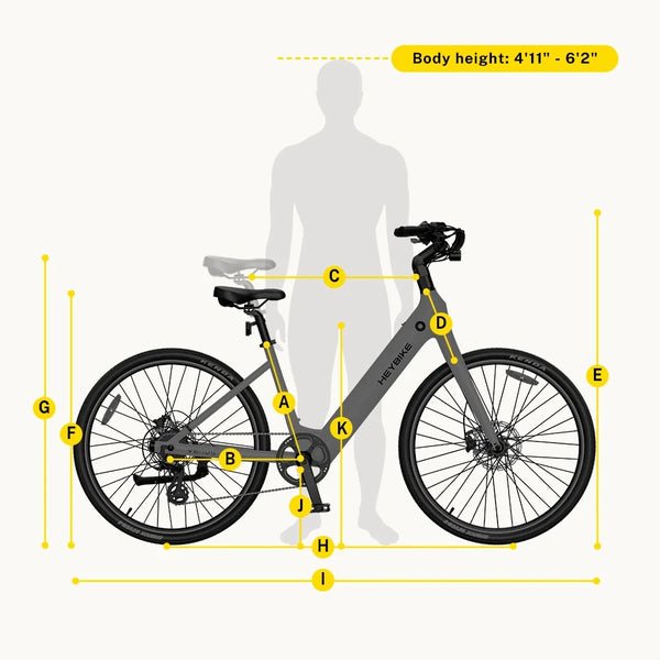 Heybike Venus - Geometry