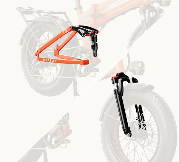Heybike Mars 3.0 - Suspension