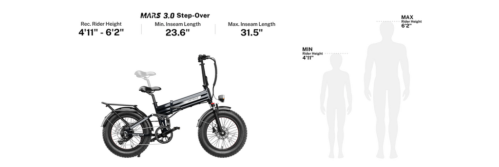 Heybike Mars 3.0 - Geometry