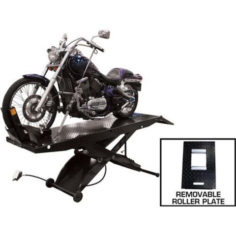 Atlas Equipment ACL Motorcycle Air Operated 1,000 lb. Capacity Motorcycle Lift w/ Roller Plate - Image 3