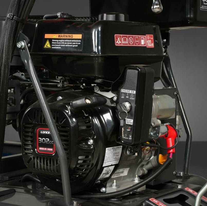 1100lbs Capacity E-Start 10HP 302cc Gas Engine Tracked Dumper Hydraulic Tipping and Lifting with Front Shovel - Image 11