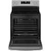GE 30 in. 4 Burner Element Free-Standing Electric Range in Stainless Steel w/Stainless Knobs GRF40HSVSS