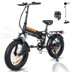 Colorway Orange 750W Fat Tire Electric Bike