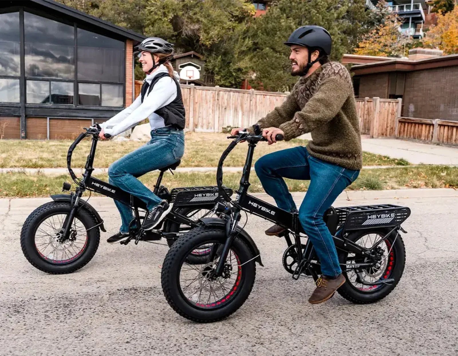 Heybike Mars 2.0 Foldable Fat Tire Electric Bike – 750W Motor, 28 MPH, 45 Mile Range, Grey - Image 2
