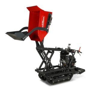 1100lbs Capacity E-Start 10HP 302cc Gas Engine Tracked Dumper Hydraulic Tipping and Lifting with Front Shovel