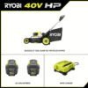 40V HP Brushless 21 in. Cordless Battery Walk Behind Dual-Blade Self-Propelled Mower - Image 17
