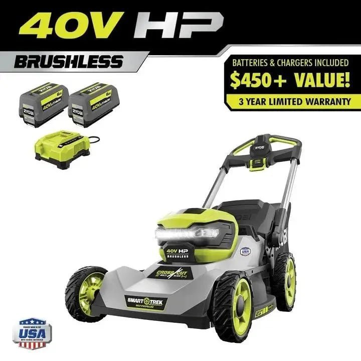 40V HP Brushless 21? Self-Propelled Multi-Blade Mower Kits. - Image 5