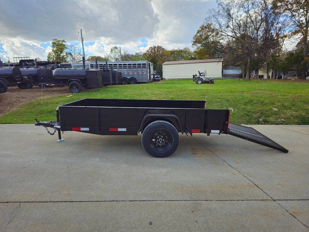 5? X 10? Utility Trailer Straight Deck 18? Sides Tall Gate - Image 15