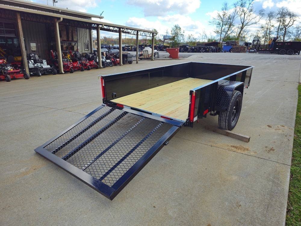 5? X 10? Utility Trailer Straight Deck 18? Sides Tall Gate - Image 19