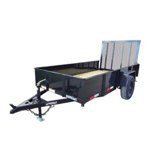 5? X 10? Utility Trailer Straight Deck 18? Sides Tall Gate