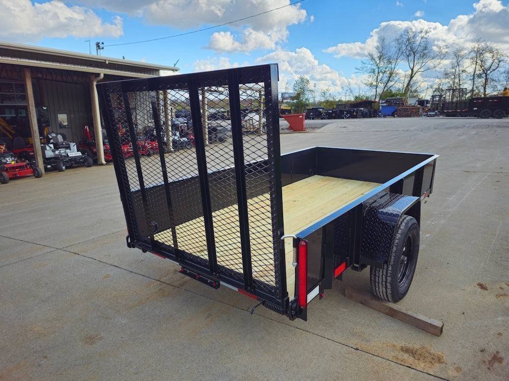 5? X 10? Utility Trailer Straight Deck 18? Sides Tall Gate - Image 8
