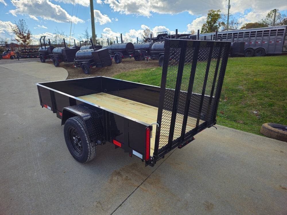 5? X 10? Utility Trailer Straight Deck 18? Sides Tall Gate - Image 6