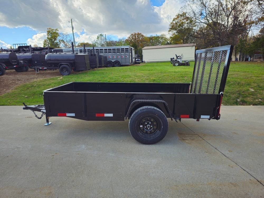 5? X 10? Utility Trailer Straight Deck 18? Sides Tall Gate - Image 4