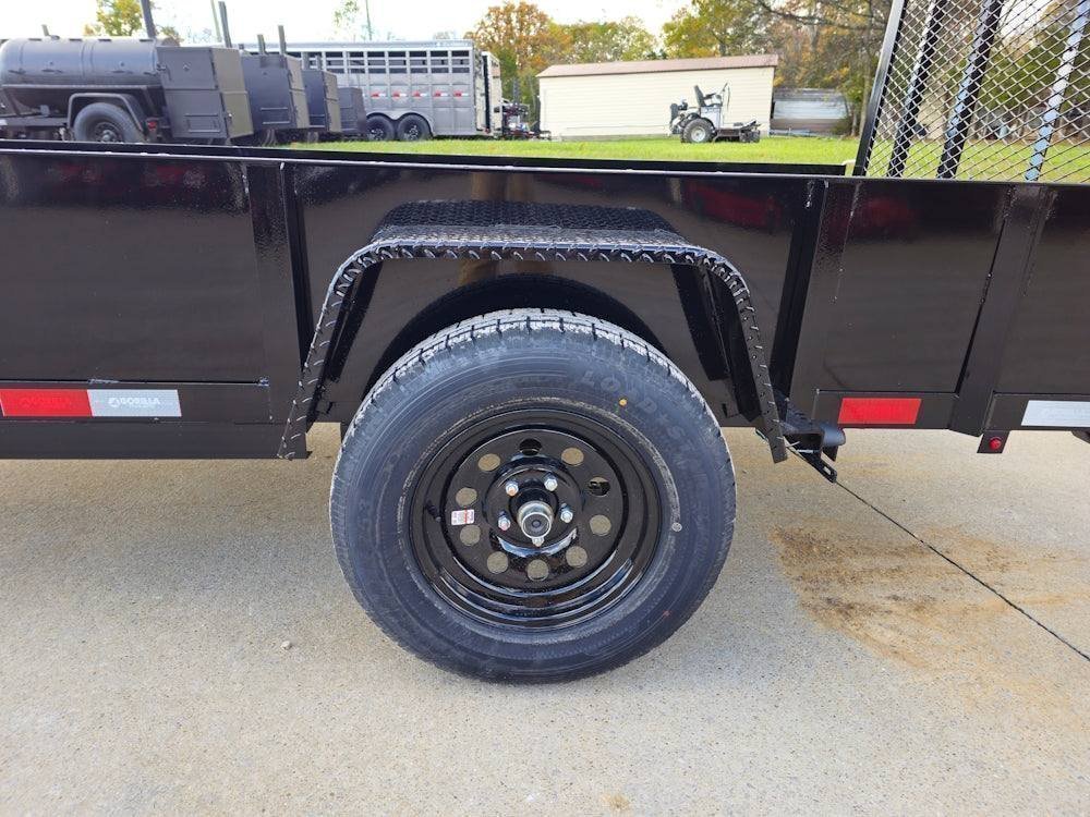 5? X 10? Utility Trailer Straight Deck 18? Sides Tall Gate - Image 5