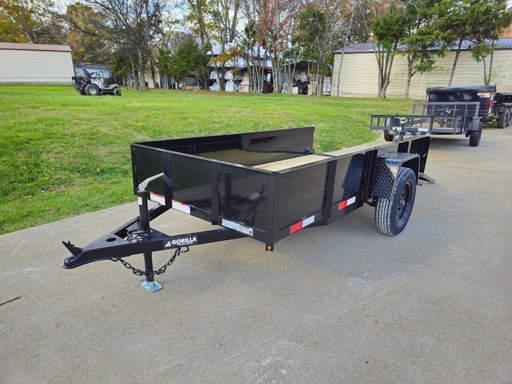 5? X 10? Utility Trailer Straight Deck 18? Sides Tall Gate - Image 14