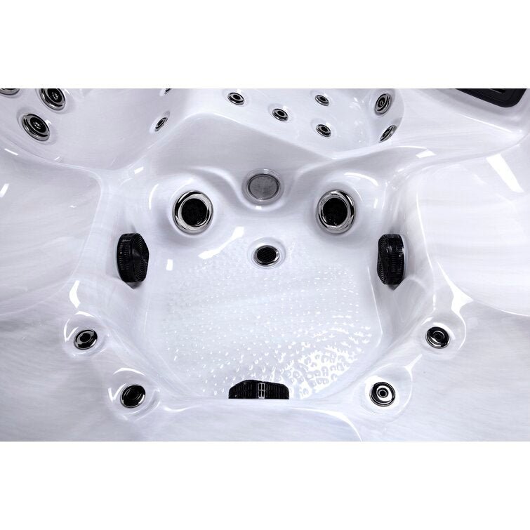 76 – Jet Acrylic Square Hot Tub with Ozonator - Image 8