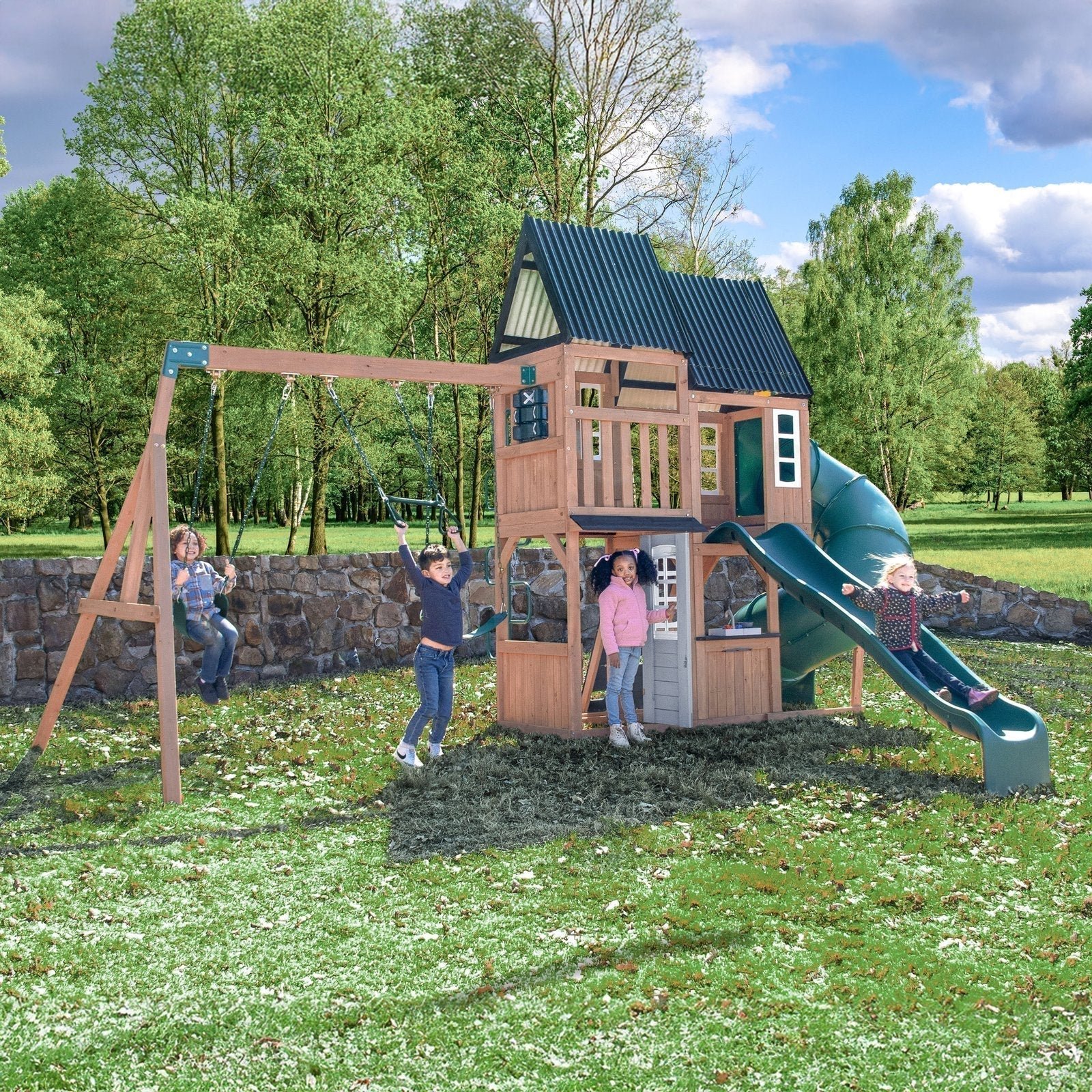 Acadia Manor Swing Set