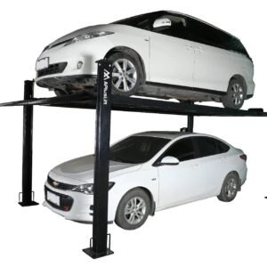 APlusLift HW-8S 8000LB 4-Posts Portable Storage Service Car Lift / 3 Year Warranty