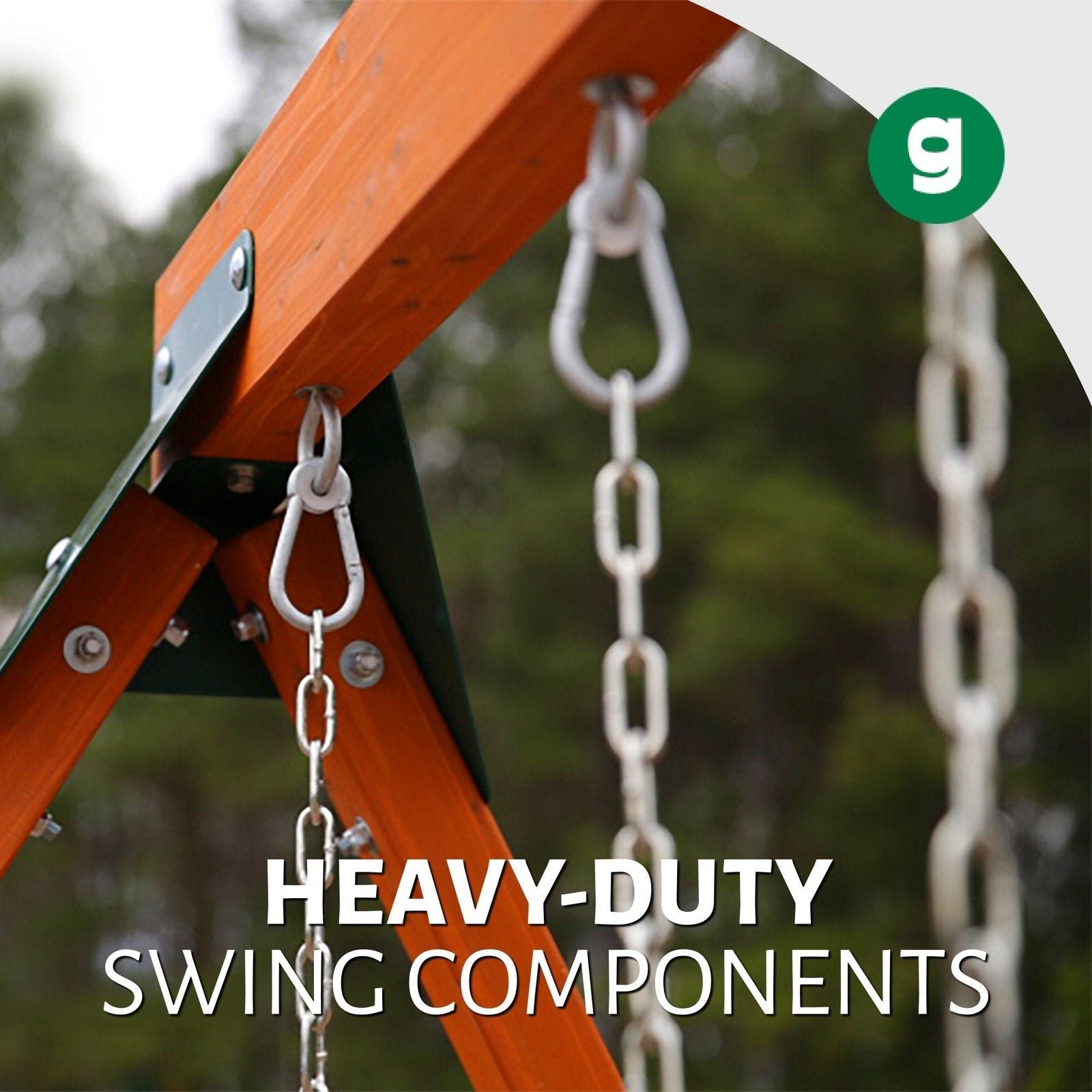 Basic Swing Set with Slide - Image 8