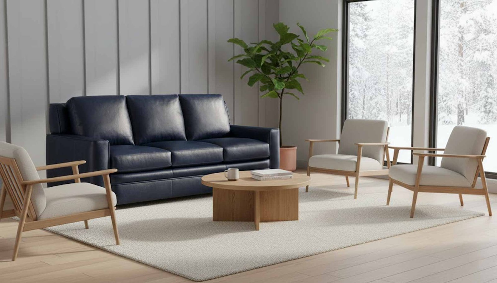 Beckham Leather Sofa - Image 11