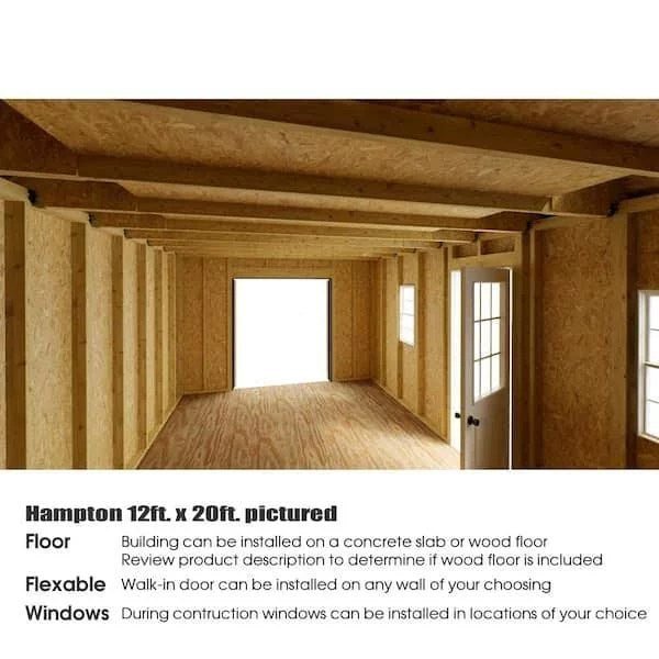 Best Barns Hampton 12 ft × 24 ft Storage Shed - Image 7