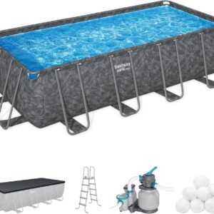 Bestway APX 365 18? x 9? x 52? Rectangular Above Ground Swimming Pool