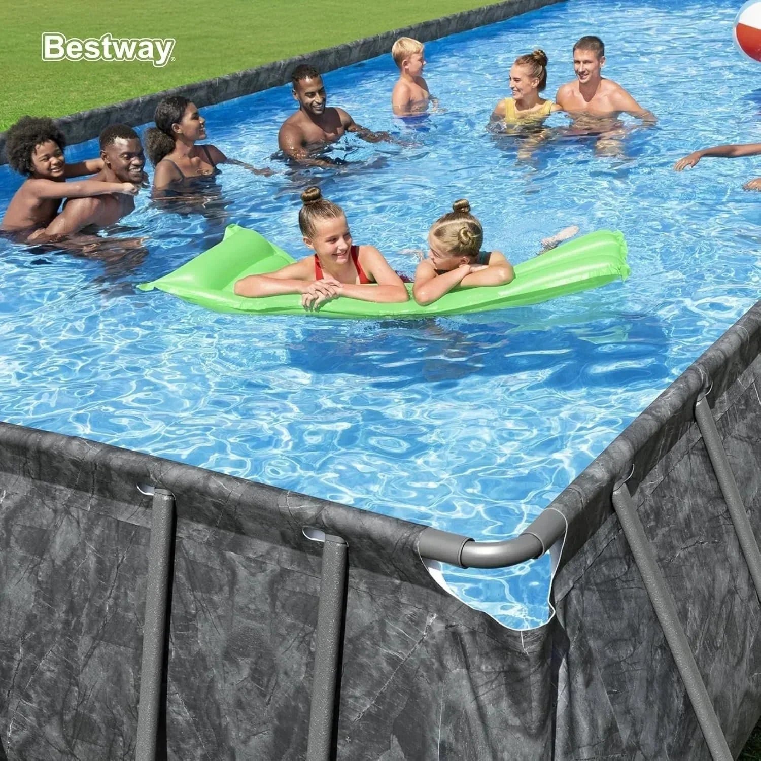 Bestway APX 365 18? x 9? x 52? Rectangular Above Ground Swimming Pools - Image 3