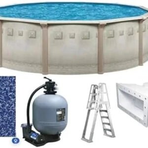 Brazil Premium 27? x 52? Round Above Ground Swimming Pool Packages