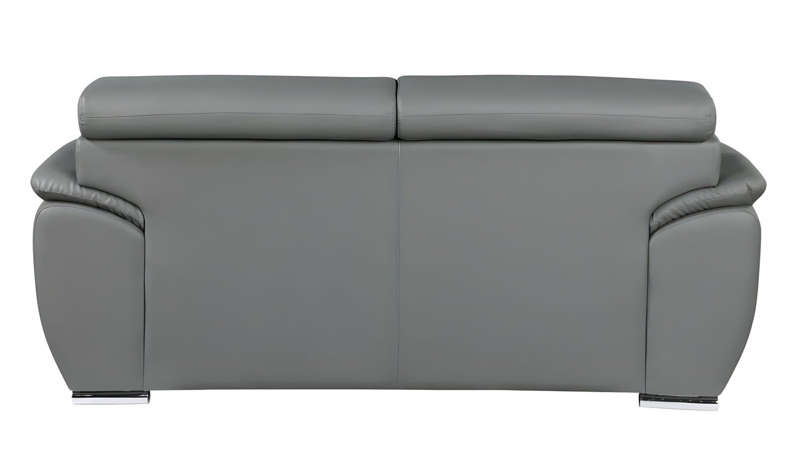 Carter Leather Sofa – Gray - Image 8