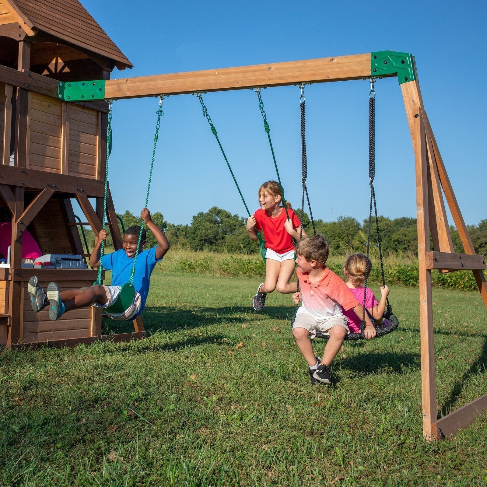 Cedar Cove Swing Set - Image 6