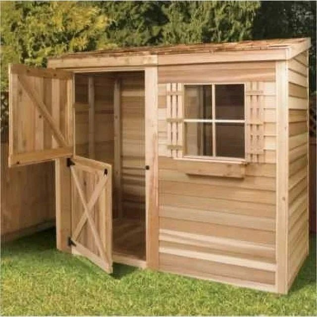 Cedarshed Bayside 8×4 Lean-To Western Red Cedar Storage Shed Kit - Image 2
